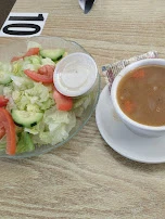 Salad and Bean Soup